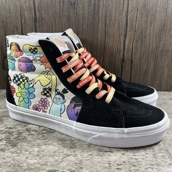 Vans Shoes - Vans X Cultivate Care Sk8-Hi Sneakers Multicolored Lace Up Women’s Size 10.5